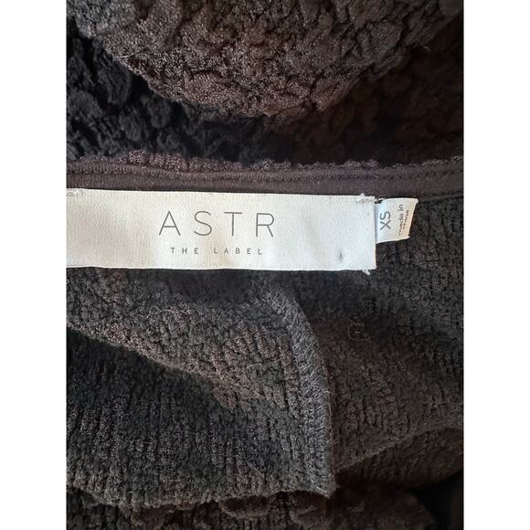 ASTR The Label Women's Black Midi Textured Dress - Picture 4 of 7